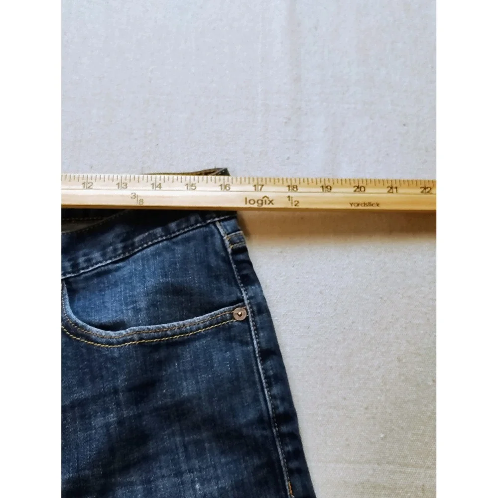 Lucky Brand 410 Athletic Fit Mens Jeans 33x32‎ Dark Wash Blue Denim Stretch 20